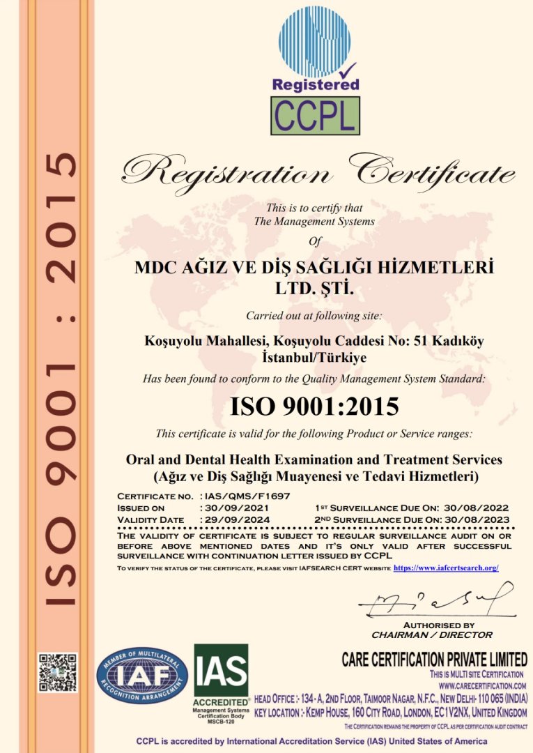 IAS-9001 Certificate