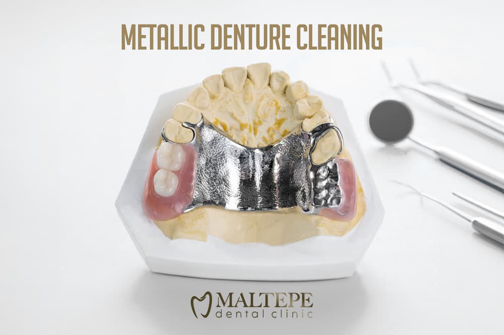 cleaning of metallic dentures